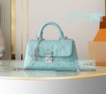 Copy L---V Ski Nano Madeleine Azur Frost Blue Handbag M12211 